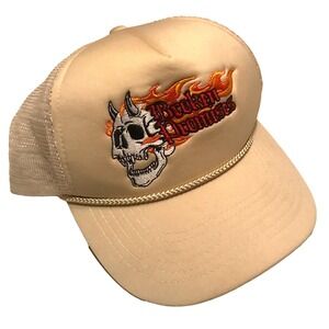 Broken Promises Screamer Snapback Trucker Hat Tan One size fits Most